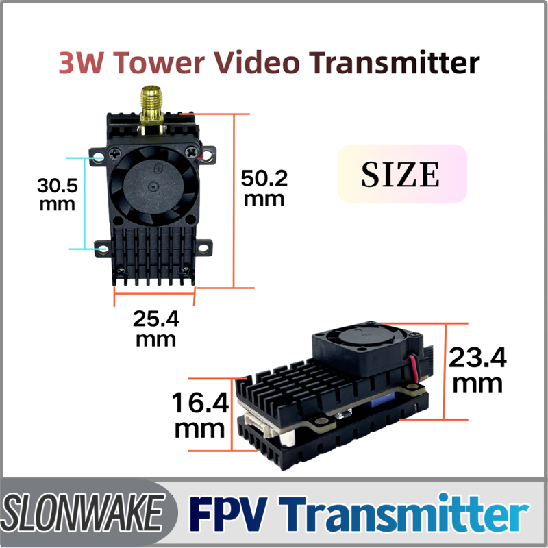 Fpv Drone Vtx - SLONWAKE 5.8G 3000mW Simulation VTX FPV