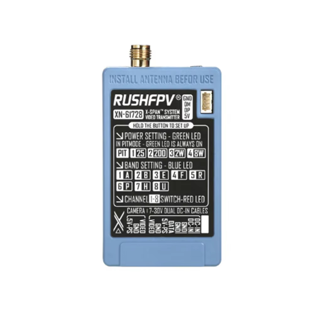 RUSHFPV 6.1‑7.2G 8W X61728 VTX - Fpv Drone Antenna ulasan dan harga