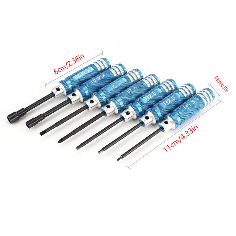 7Pcs 1.5 2.0 2.5mm RC Hex Driv - Fpv Drone Tool Kit ulasan dan harga