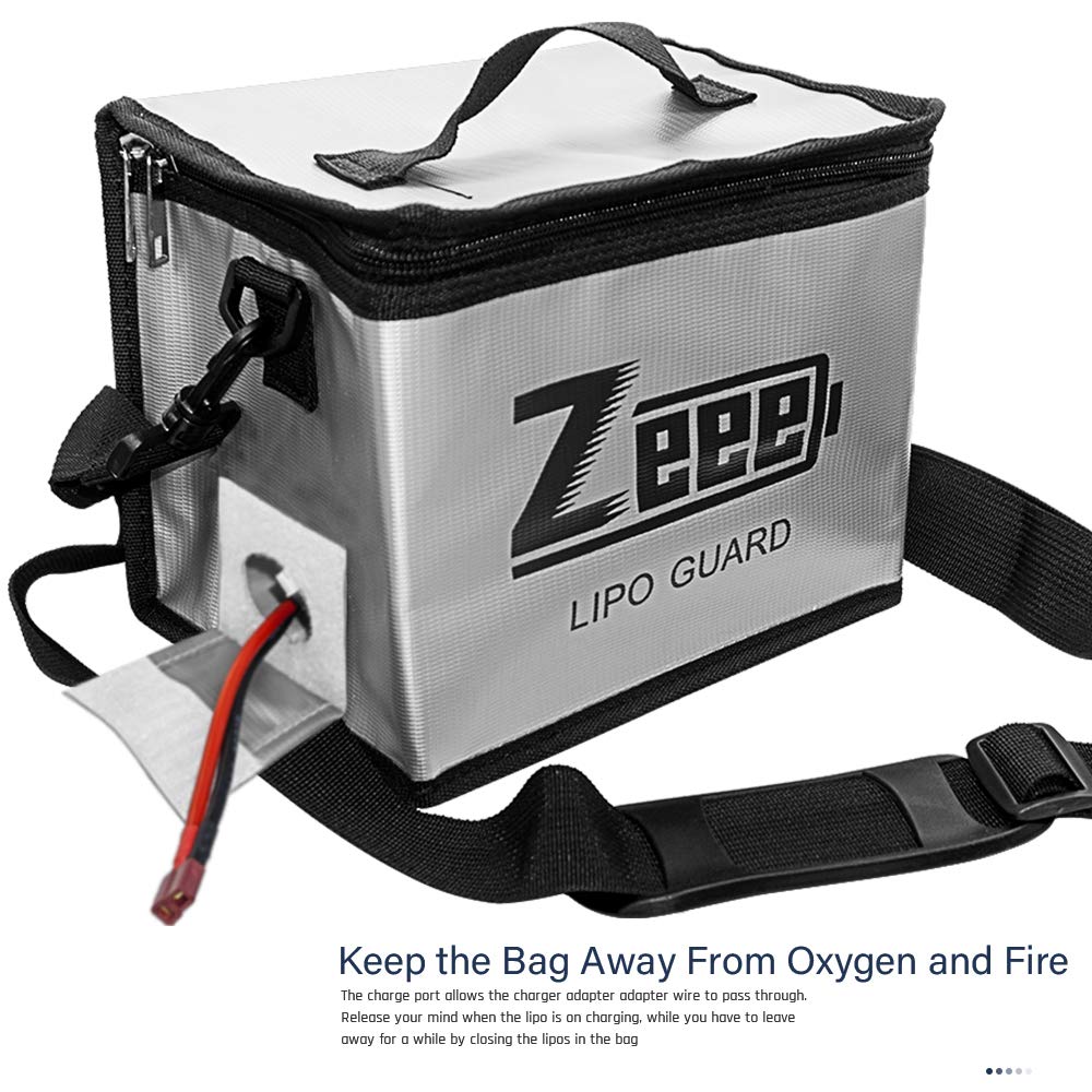 Zeee Lipo Battery Safe Bag 215 - Fpv Drone Bag ulasan dan harga