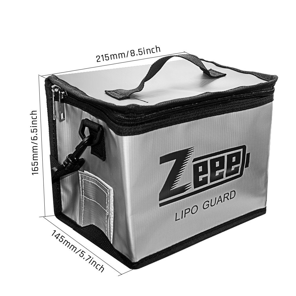 Zeee Lipo Battery Safe Bag 215 - Fpv Drone Bag ulasan dan harga