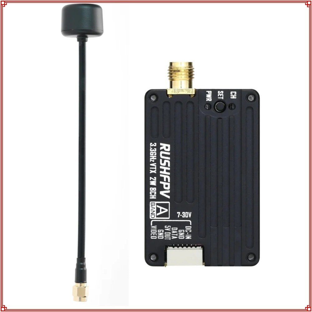 2026 New RUSHFPV 3.3G 2W VTX T - Fpv Drone Antenna ulasan dan harga