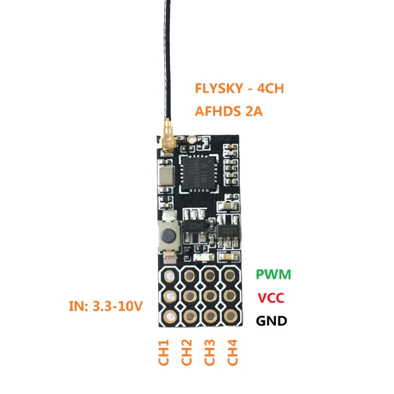 Flysky FS2A Mini Receiver 4CH  - Fpv Drone Battery ulasan dan harga