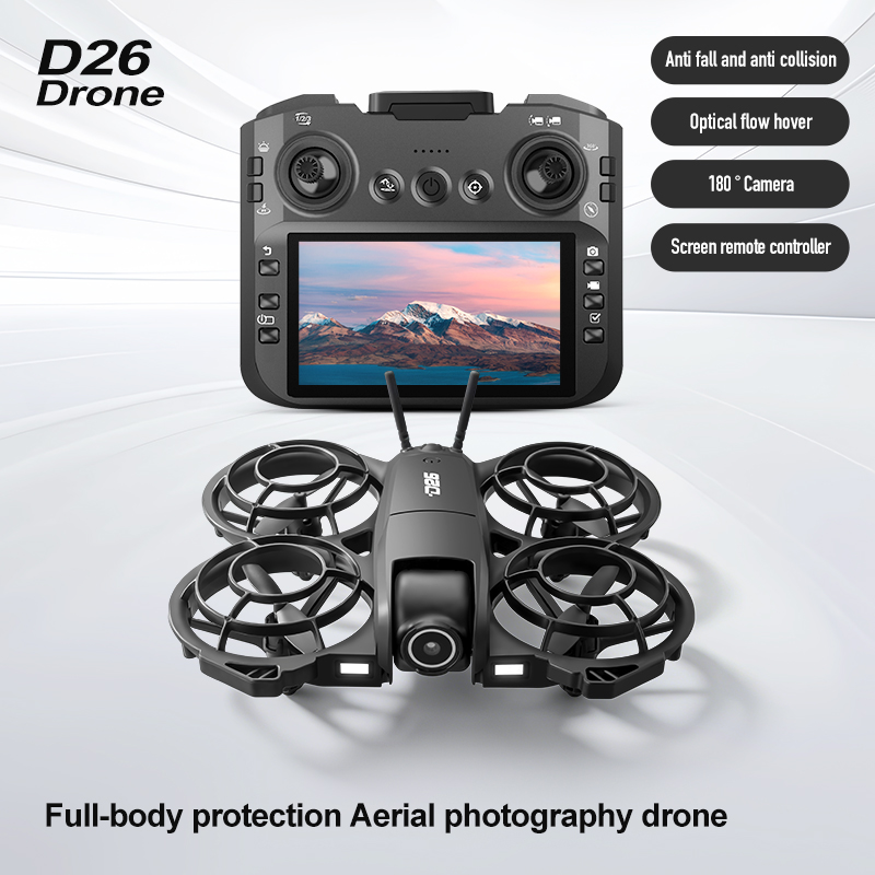 D26 Drone 4K Aerial HD 180° Ca - Fpv Drone Charger ulasan dan harga