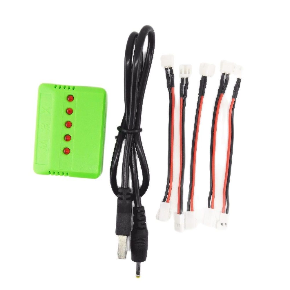5PCS Cables And 1X 5 In 1 USB  - Fpv Drone Charger ulasan dan harga