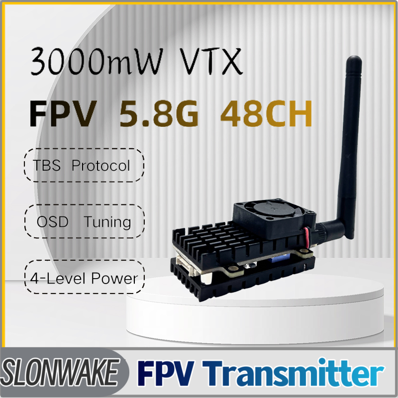 SLONWAKE 5.8G 3000mW Simulatio - Fpv Drone Vtx ulasan dan harga