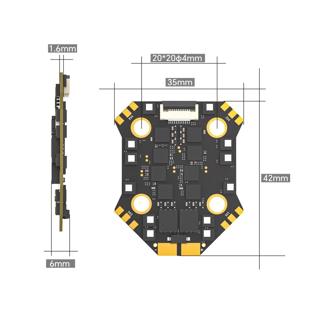 iFlight Borg F7 Mini Stack Fli - Fpv Drone Esc ulasan dan harga